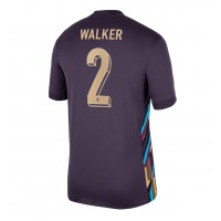 Camisa de Futebol Inglaterra Kyle Walker #2 Equipamento Secundário Europeu 2024 Manga Curta